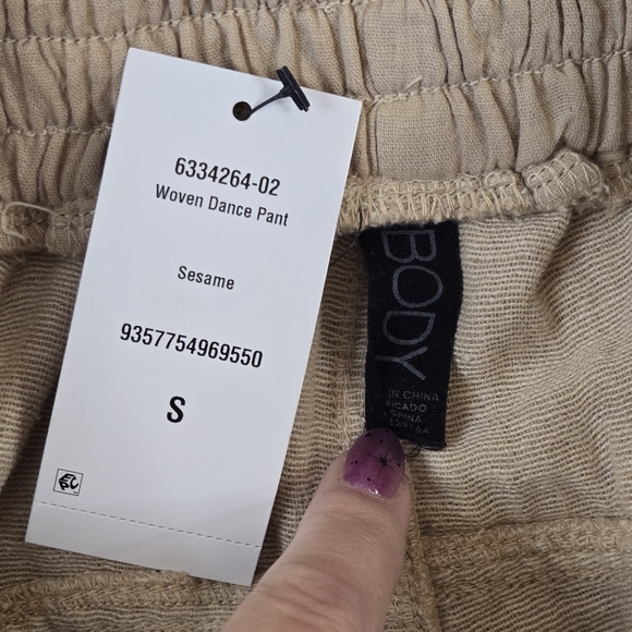 NWT Cotton On Body Woven Dance Pants Sesame Small - Picture 9 of 16